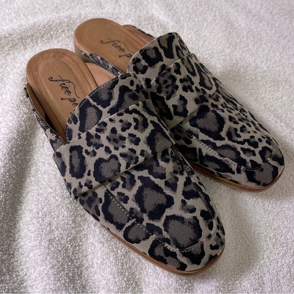 Free People Shoes - FREE PEOPLE animal print mules - Euro 36